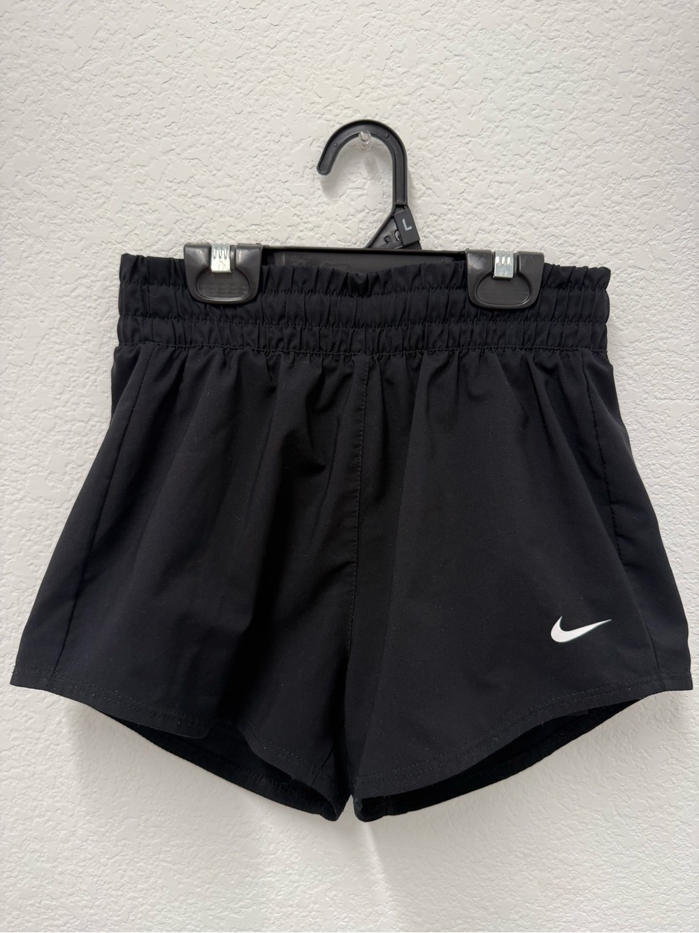 Girls Nike Athletic Shorts in Black